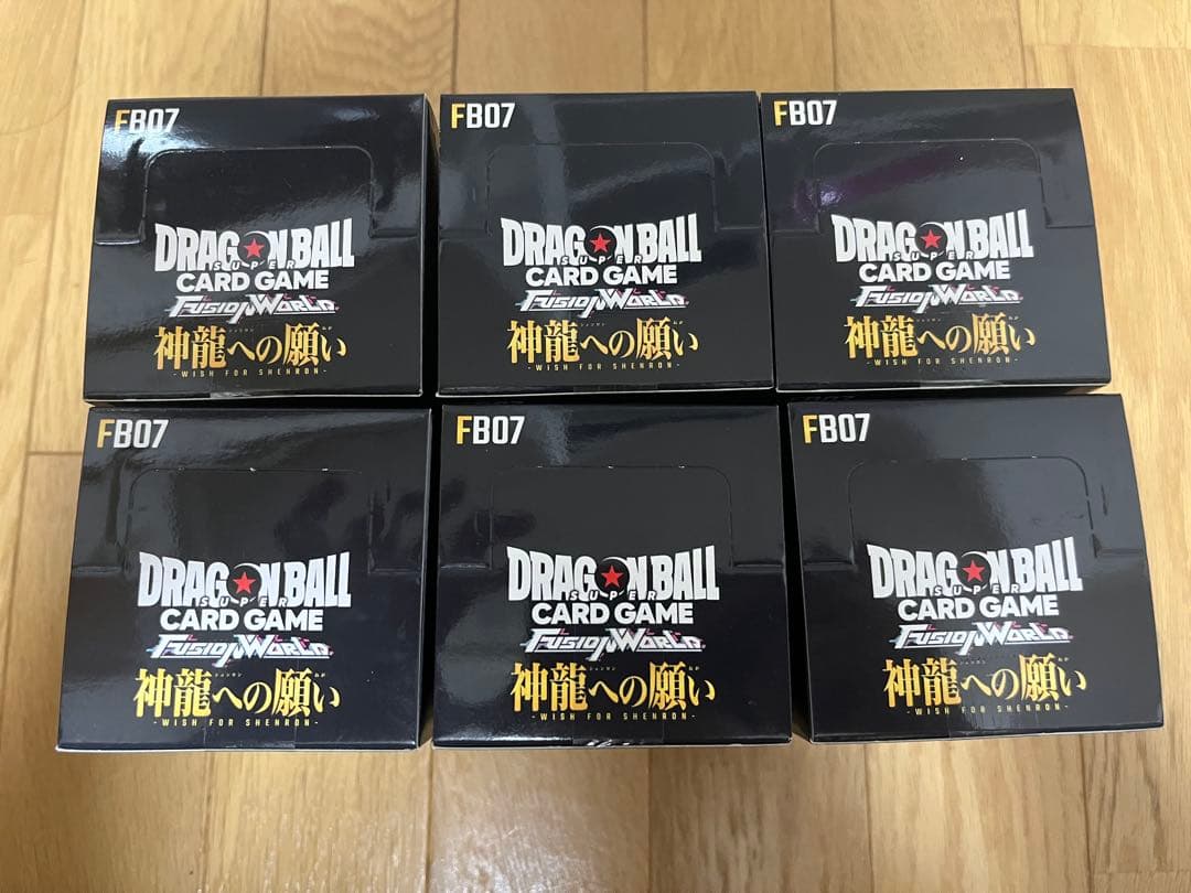 ドラゴンボールカードゲーム FB07 神龍への願い 6ボックス 未開封