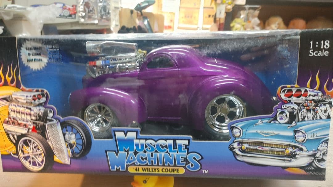 Muscle Machines '41 Willys Coupe パープル紫