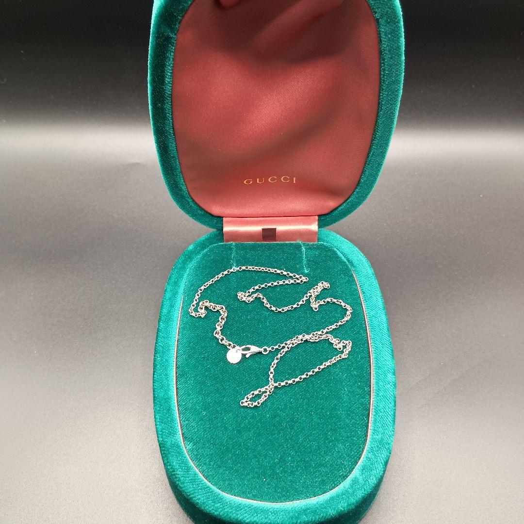 GUCCI あずきチェーン ブラック加工 50cm SILVER925 男女兼用 - メルカリ
