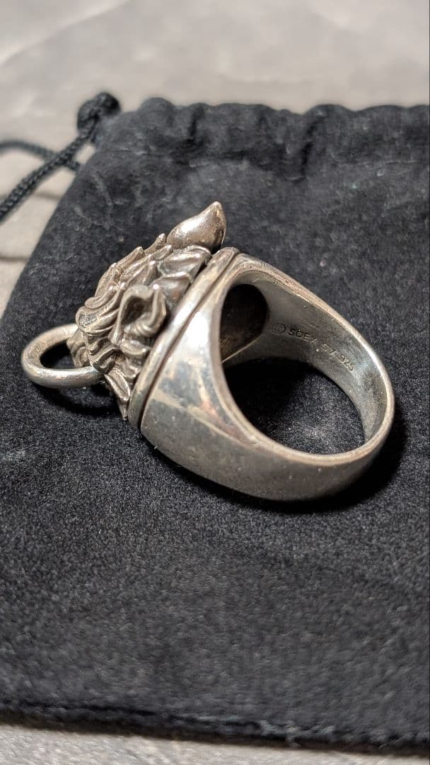 FF7AC】アドベントチルドレン シルバーリング クラウディウルフ - メルカリ