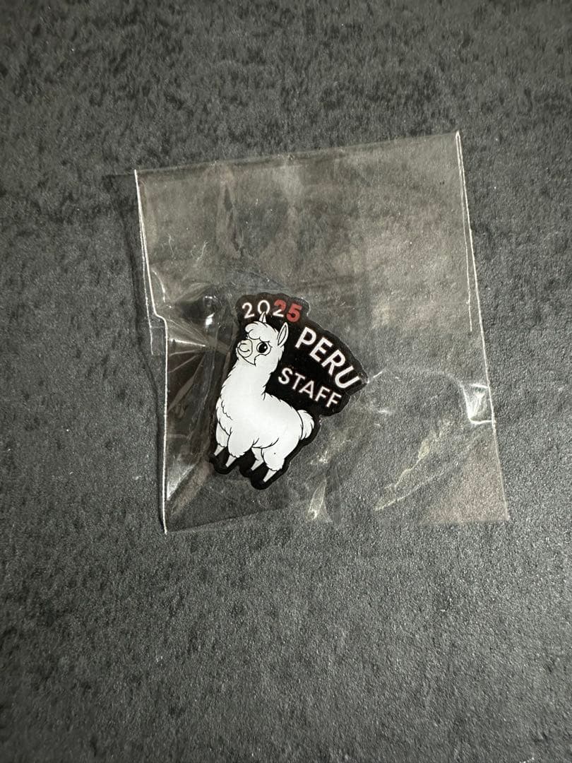 大阪　関西万博　ペルー　2025 PERU STAFF アルパカ ピンバッジ Finally, this is the last pin in the Expo 2025 series🌟🌟 2025大阪