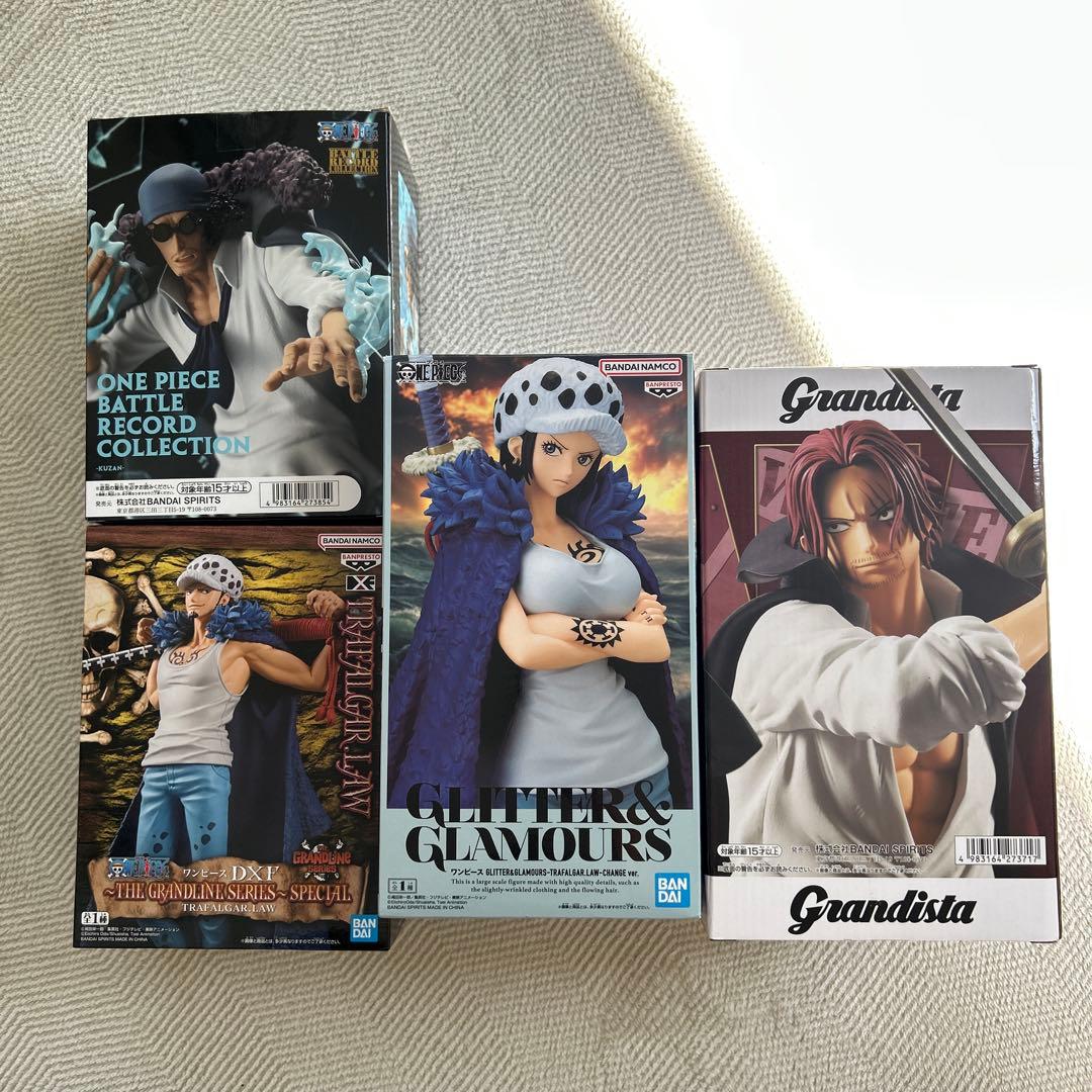 ワンピース トラファルガー・ロー シャンクス　青キジ　フィギュア