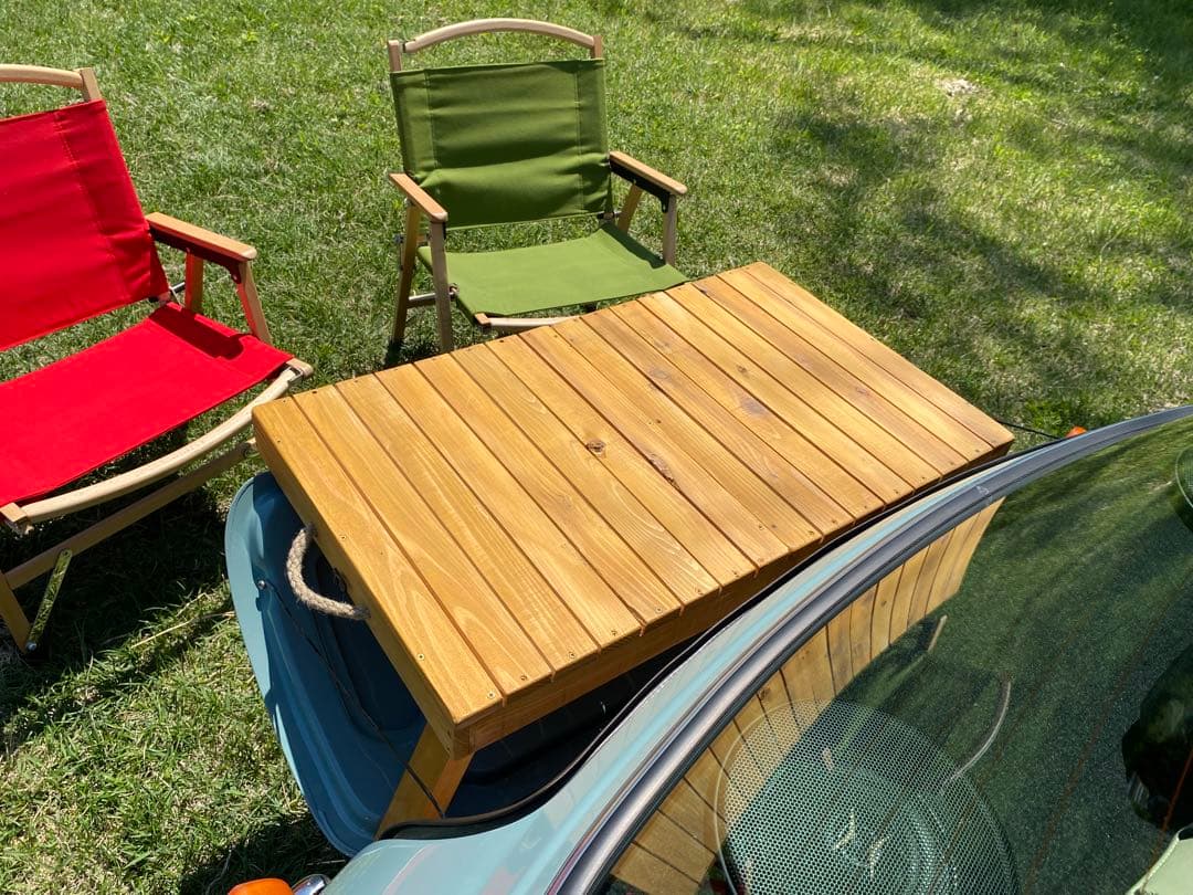 3wayトランクテーブル メープル ローバーミニ用 手づくり オールドミニ