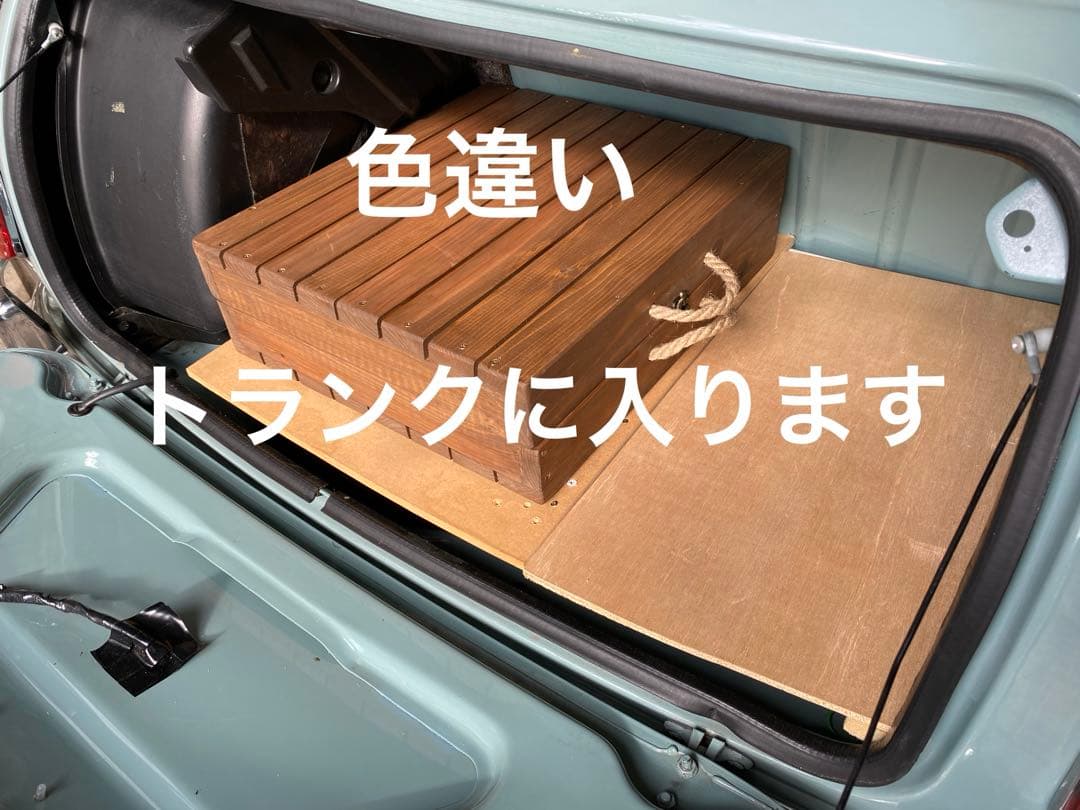 3wayトランクテーブル メープル ローバーミニ用 手づくり オールドミニ