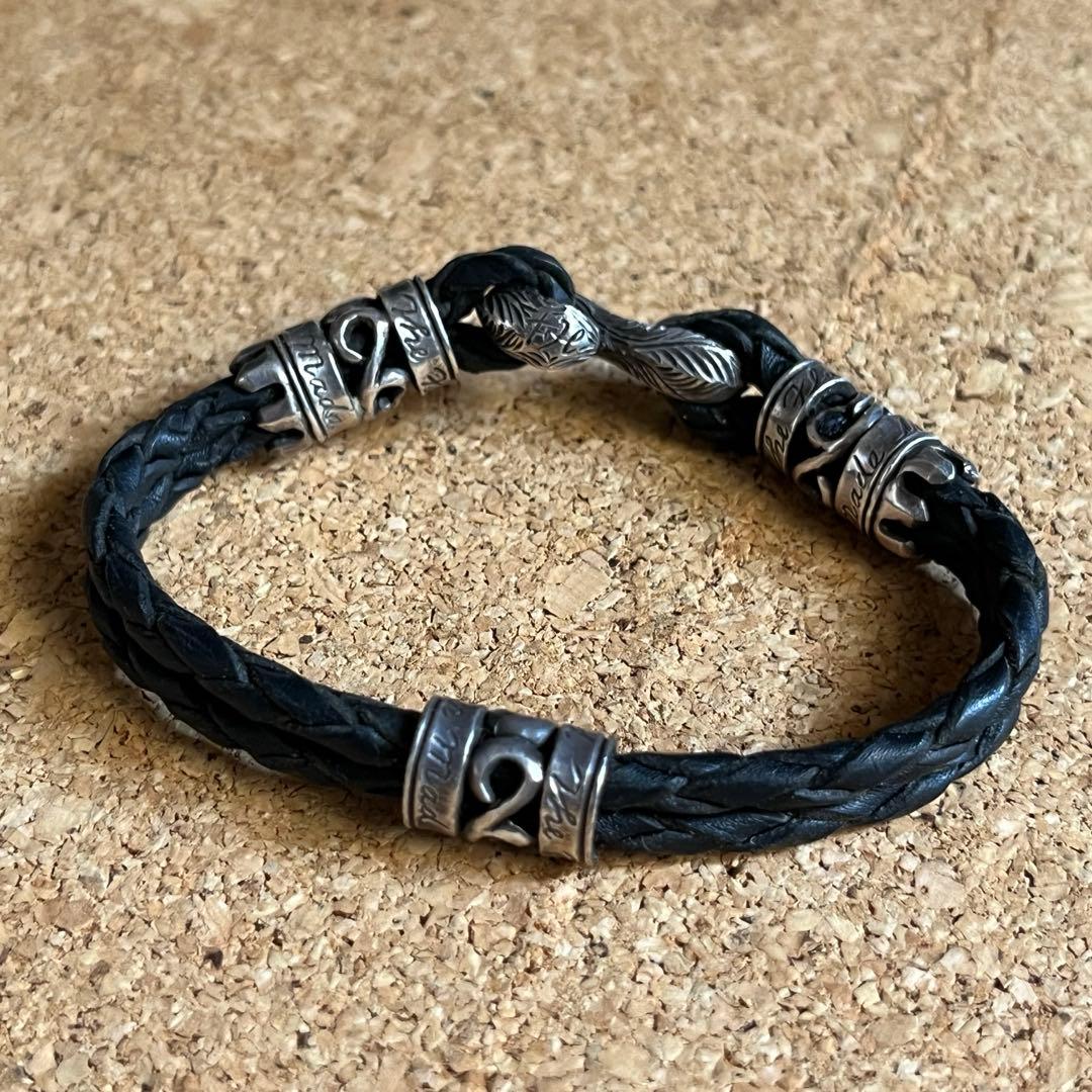 フラットヘッド　レザーブレスレット