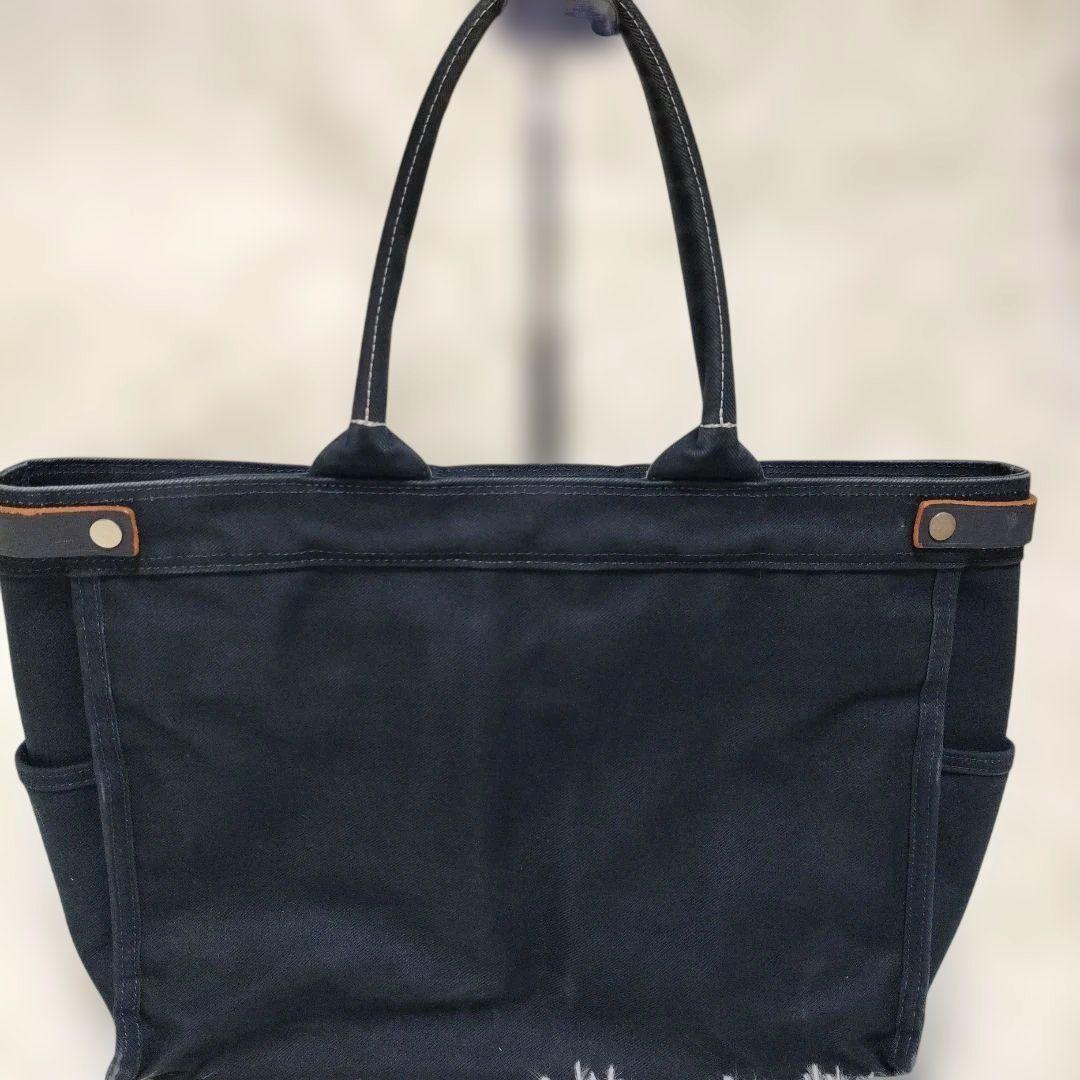 PORTER GIRL ネイキッド トートバッグ A4可 M ネイビー - メルカリ