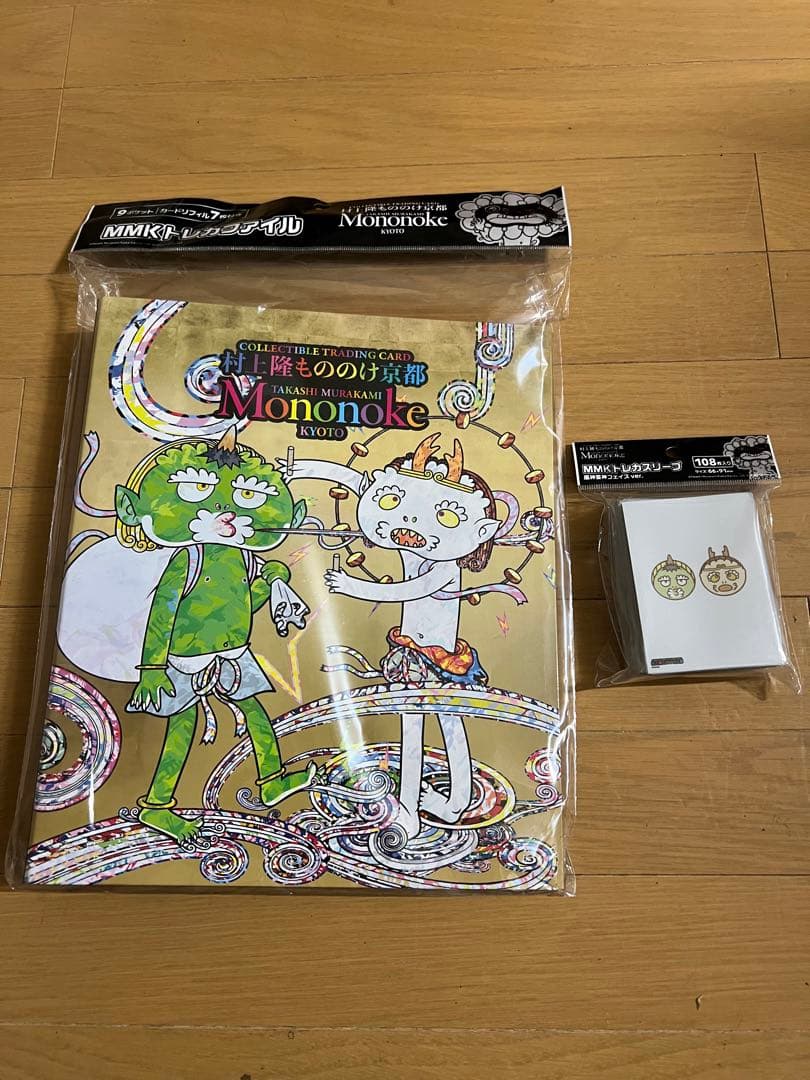 村上隆 もののけ京都 トレカファイル、トレカスリーブ　風神雷神図フェイスセット 村上隆 もののけ 京都 トレカ・トレカスリーブ 風神雷神フェイス・風神