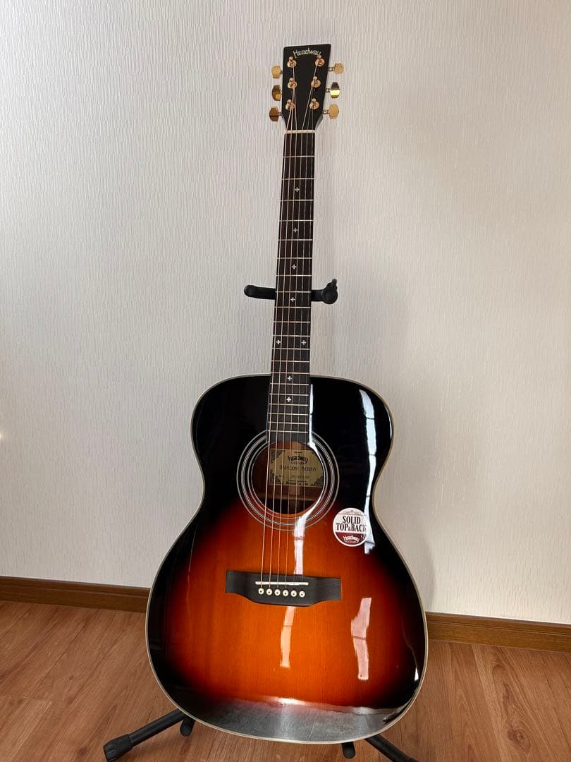 美品　Headway HF-60SS NA アコギトップバック単板
