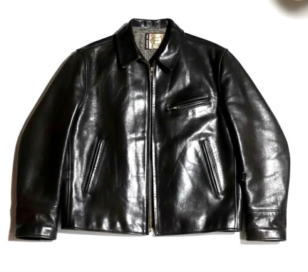 激レア 80s vintage 本革レザー 短丈シングルライダースジャケット 80年代 Hein Gericke シングルライダースジャケット レザージャケット