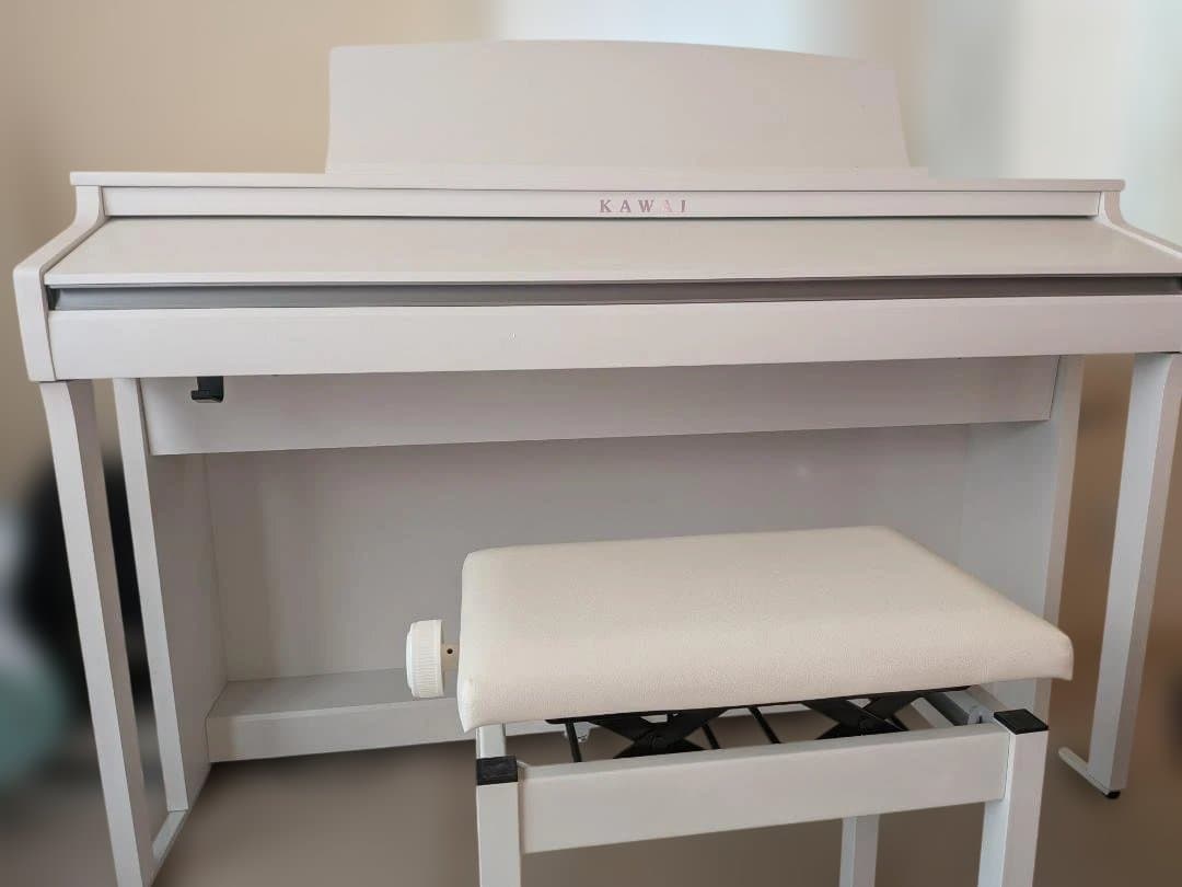 【木製鍵盤】KAWAI 電子ピアノ CA48 ホワイトメープル調（2019年製）