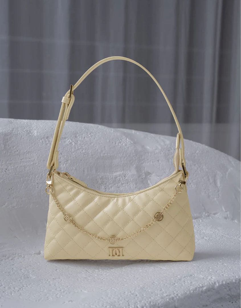 darich キルティングチェーンハンドミニバッグ