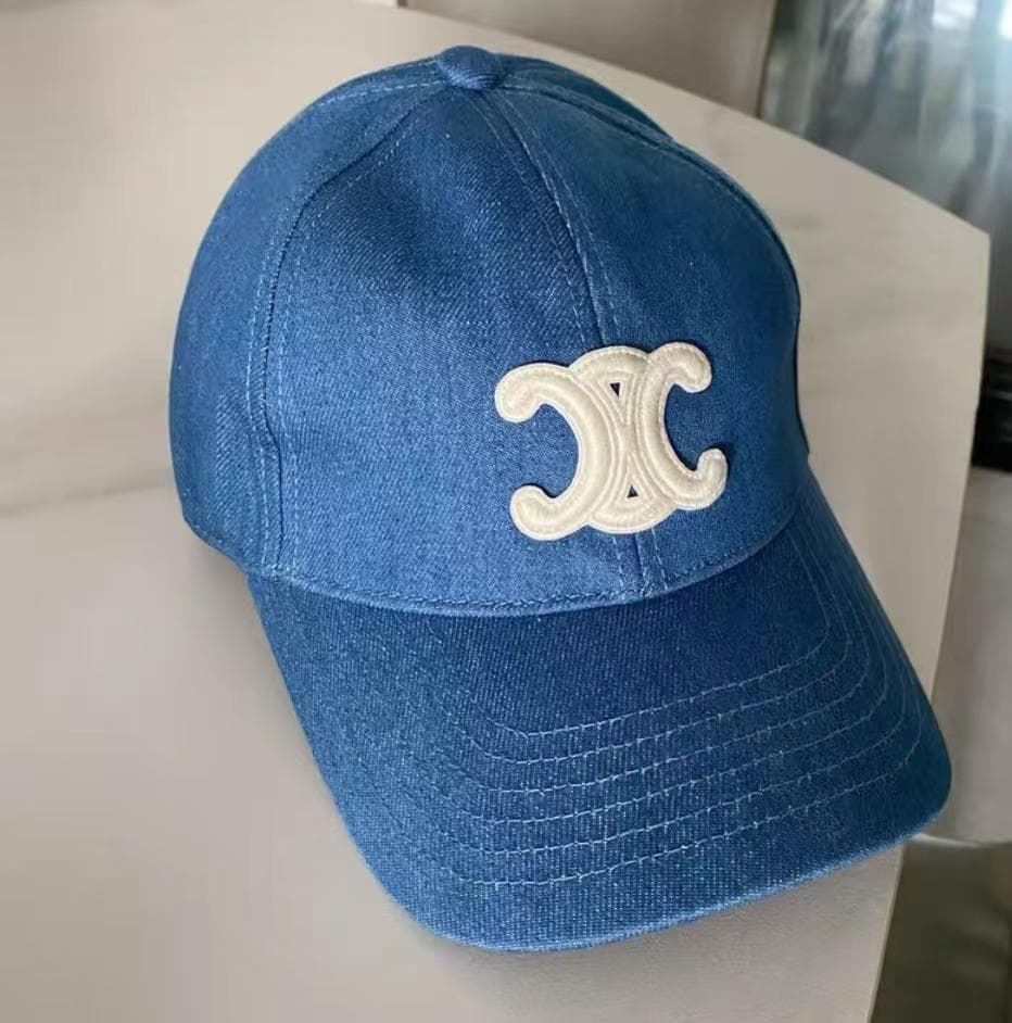 CELINE デニムブルー キャップ 楽天市場】CELINE セリーヌ Denim Baseball Cap デニム ベースボール