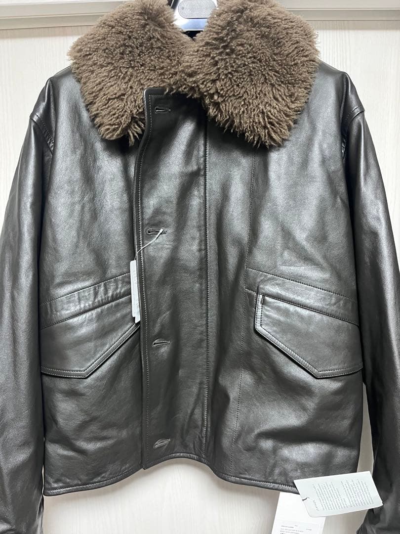 LEMAIRE ルメール シアリング レザー フライトジャケット定価60〜65万