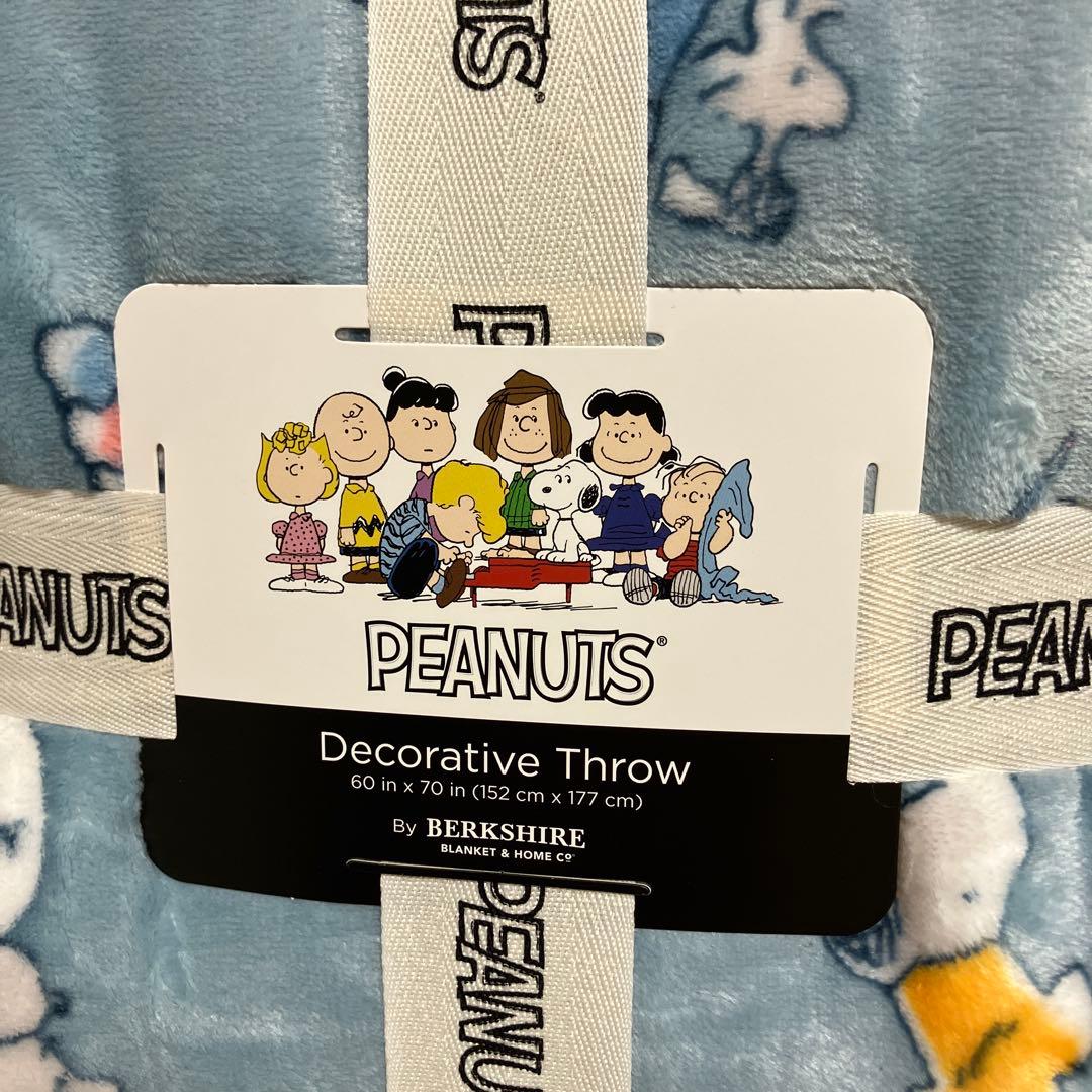 コストコブランケット スヌーピーPeanuts®大判ひざ掛け 152x177cm