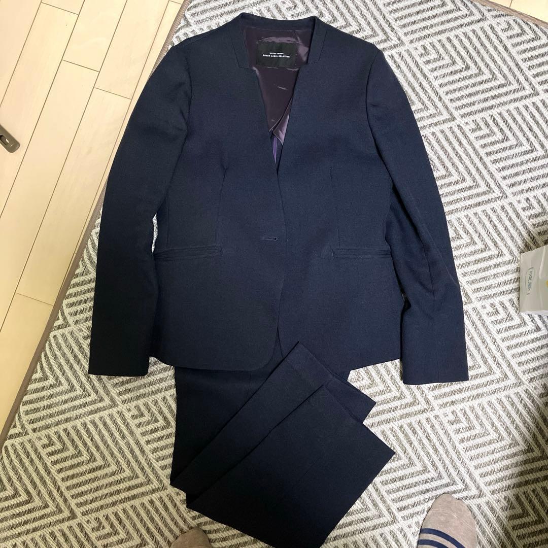 ♡グリーンレーベルリラクシング♡パンツスーツ上下38