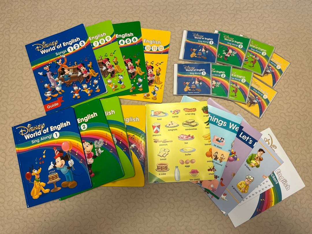 DWE Sing Along CDと絵本のセット