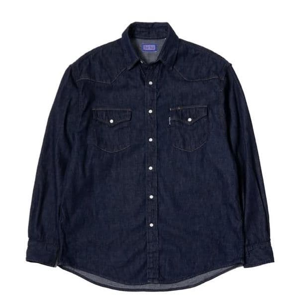 トップス BLUE BLUE - DENIM WESTERN BIG SHIRT