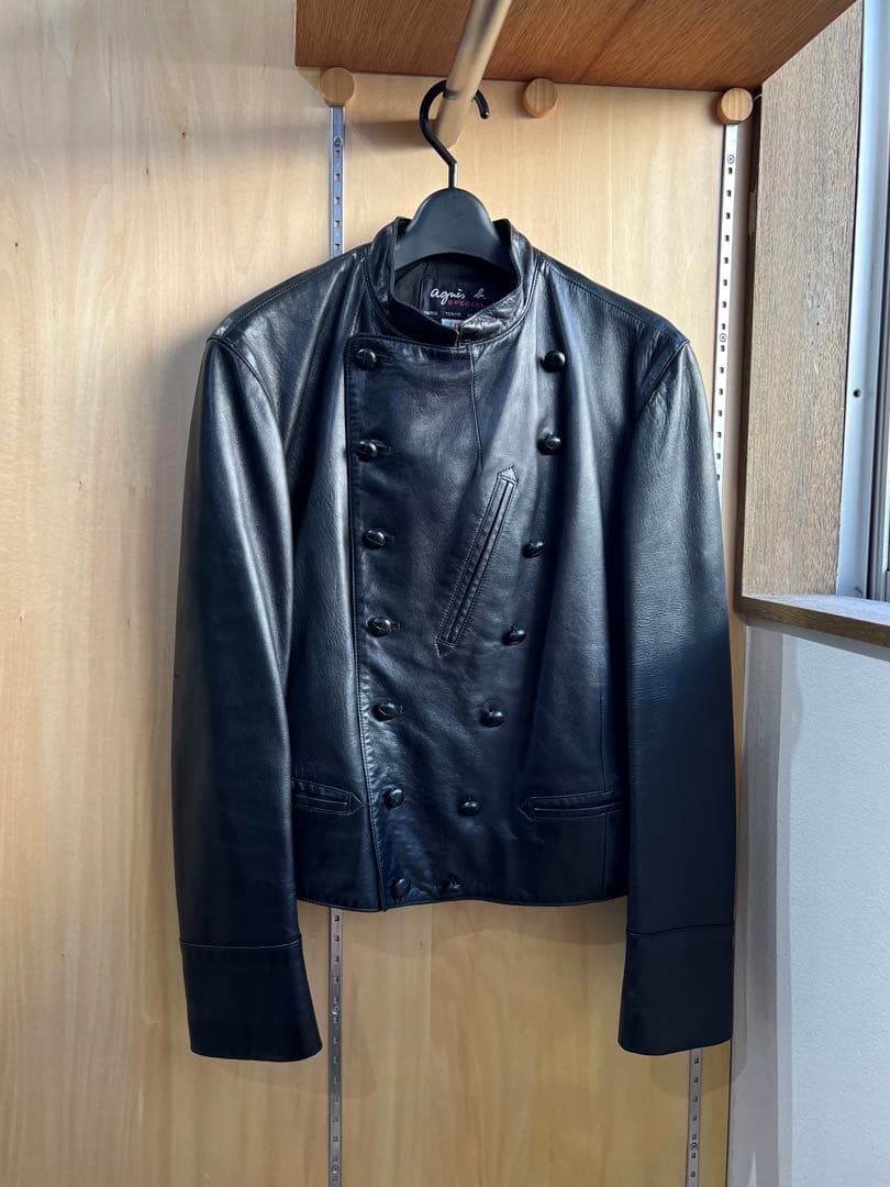 最終値下アニエスベースペシャルフランス製 レザージャケット
