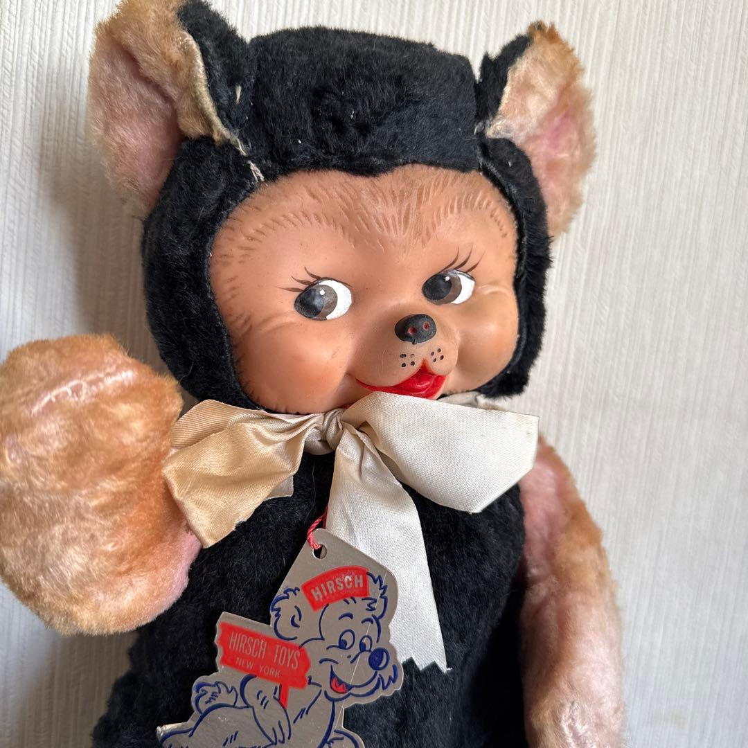 Hirsch Toys ヒルシュ　ラバーフェイス　ドール　ビンテージ　クマ Hirsch Toys ヒルシュ ラバーフェイス ドール ビンテージ クマ Hirsch