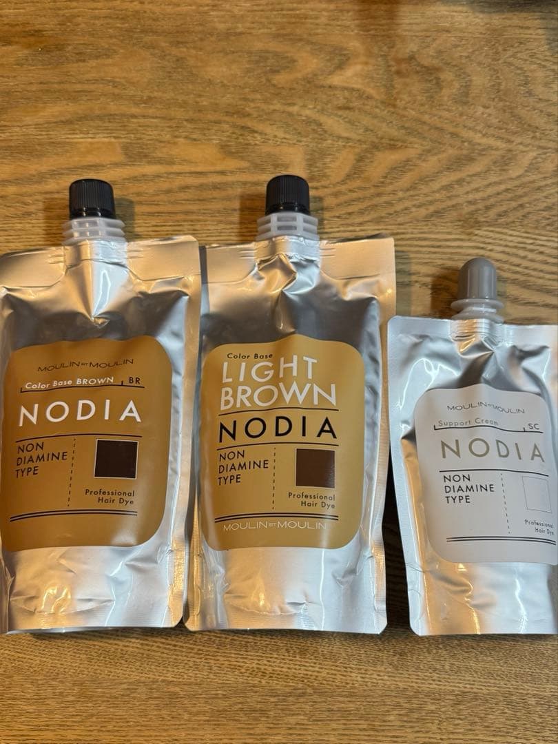 NODIA カラートリートメント ブラウン・ライトブラウン