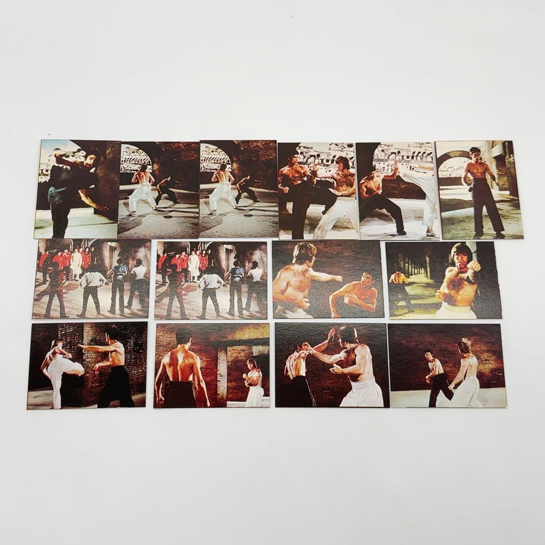 ブルースリー 燃えよドラゴン ミニカード まとめ売り ビンテージ 希少品