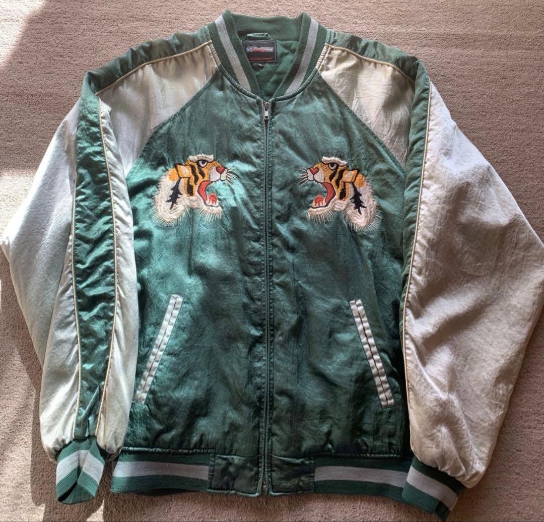 NEO-SIXX YOKOSUKA スカジャン 虎 数量限定】 横振り刺繍スカジャン 虎 「Yokosuka」 刺繍あり フリー