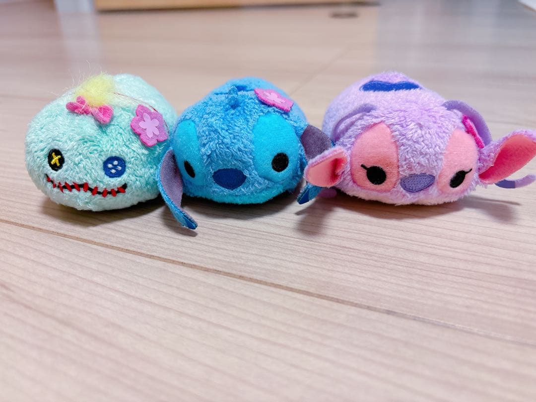 ディズニー ツムツム ぬいぐるみ スティッチ エンジェル スクランプ