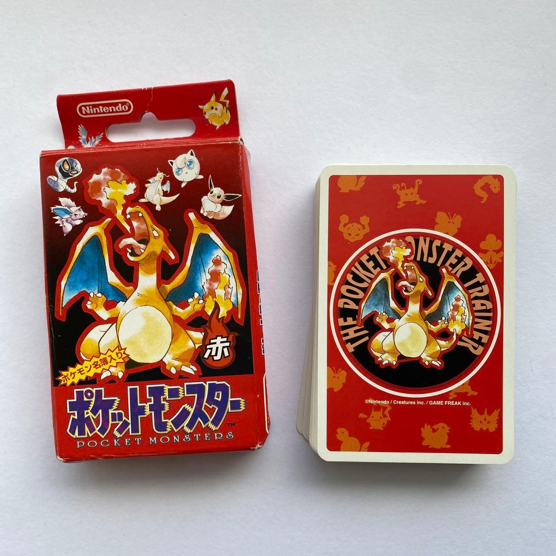 ポケモン　赤　トランプ 超激レア【新品/未使用】ポケットモンスター トランプ 赤 緑 ポケモン