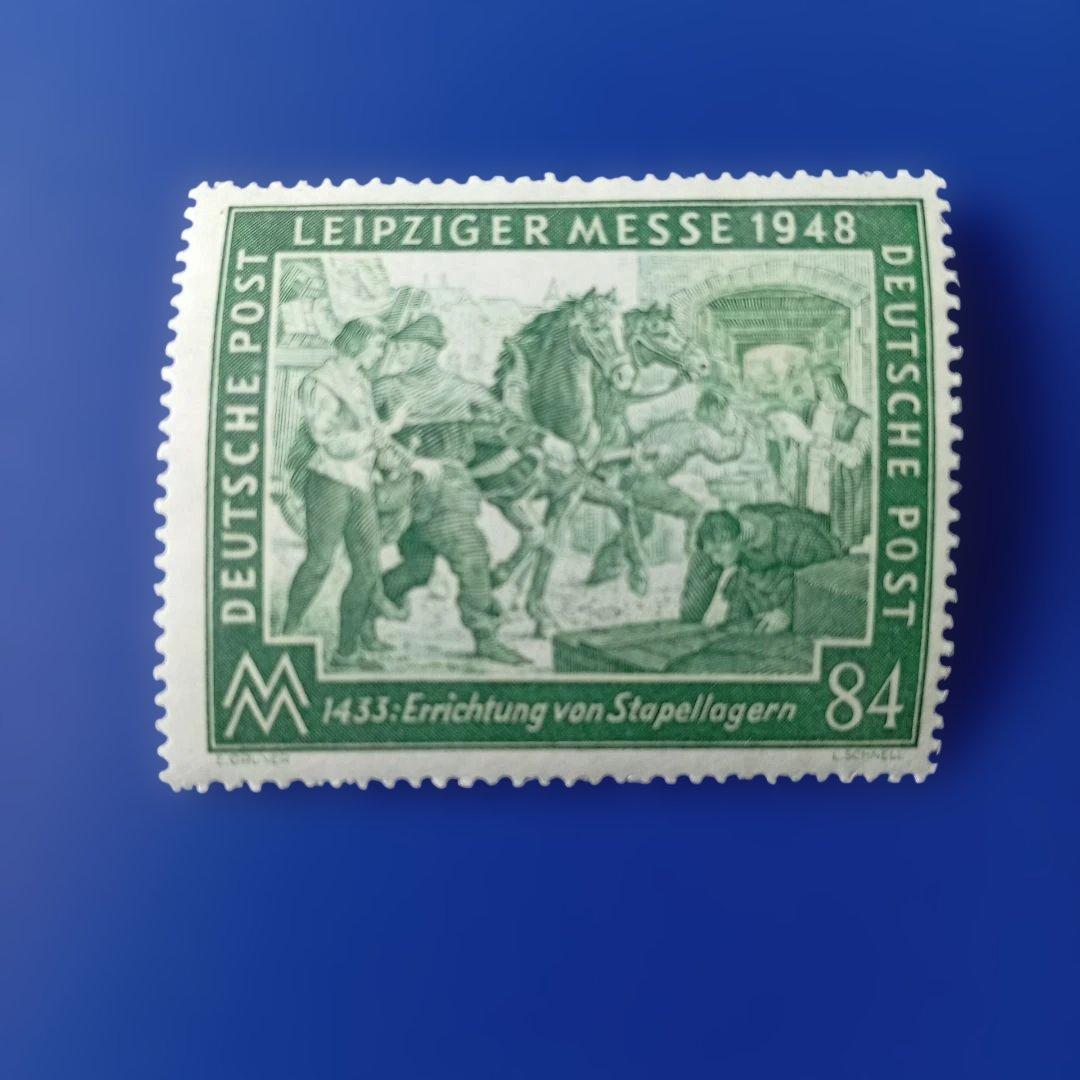 9617 外国切手 ドイツ 1948年 ライプツィヒ見本市 2種 - メルカリ