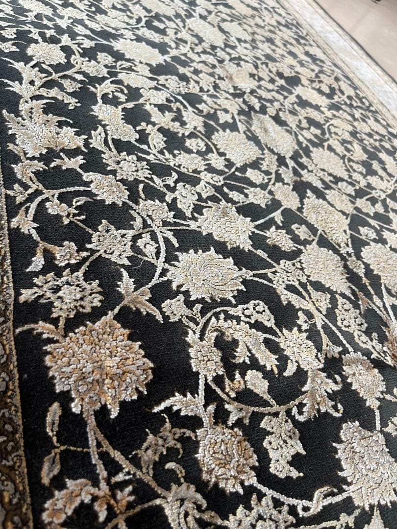 ペルシャ製 シルク 絨毯 サイズ1×1.5m