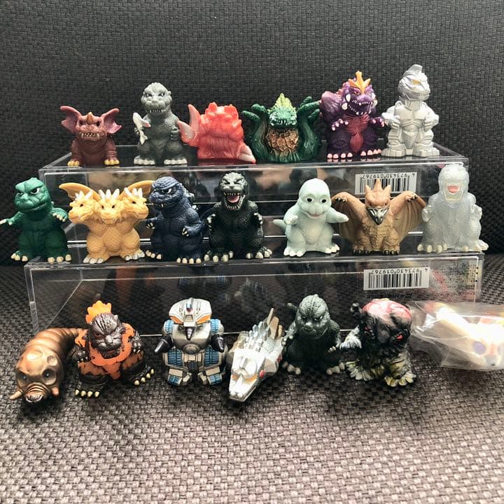 ゴジラ総攻撃 食玩/指人形/フィギュア 全19体＋1体 コンプリートセット