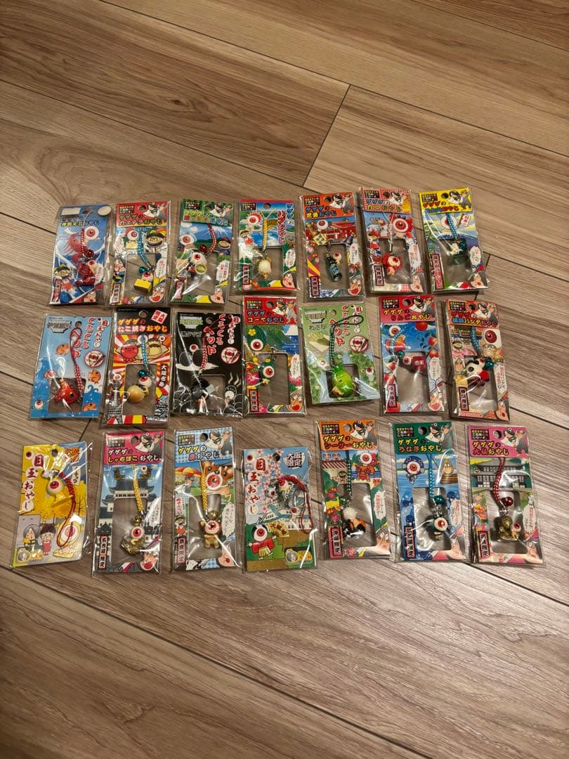 ゲゲゲの鬼太郎 目玉おやじ ご当地 根付け ストラップ まとめ売り21点