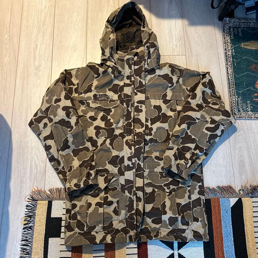 00s コロンビア　チタニウム　ダックハンターカモ　マウンテンパーカー　　迷彩