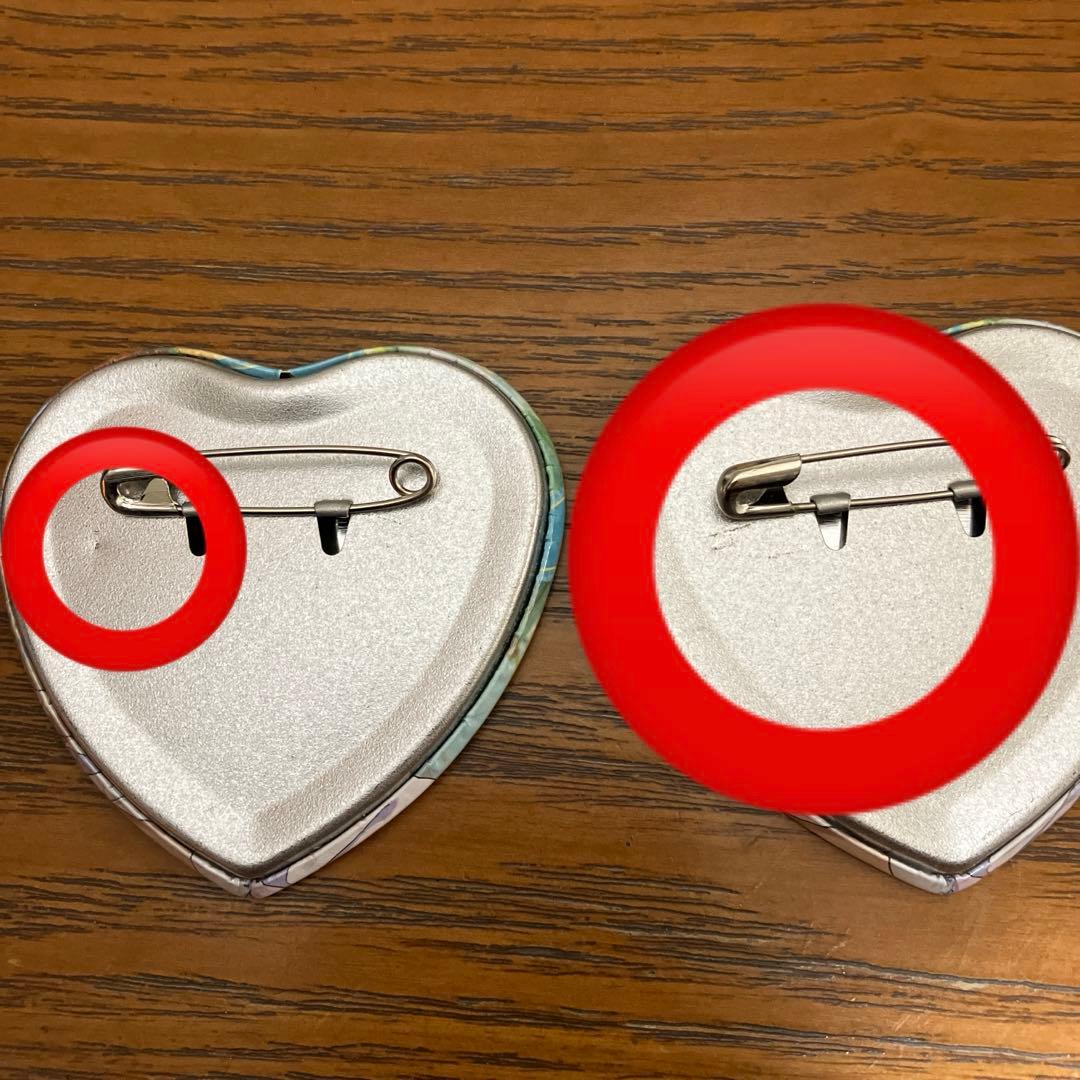 いれいす-hotoke-缶バッジ バレンタインハート缶等身 - メルカリ