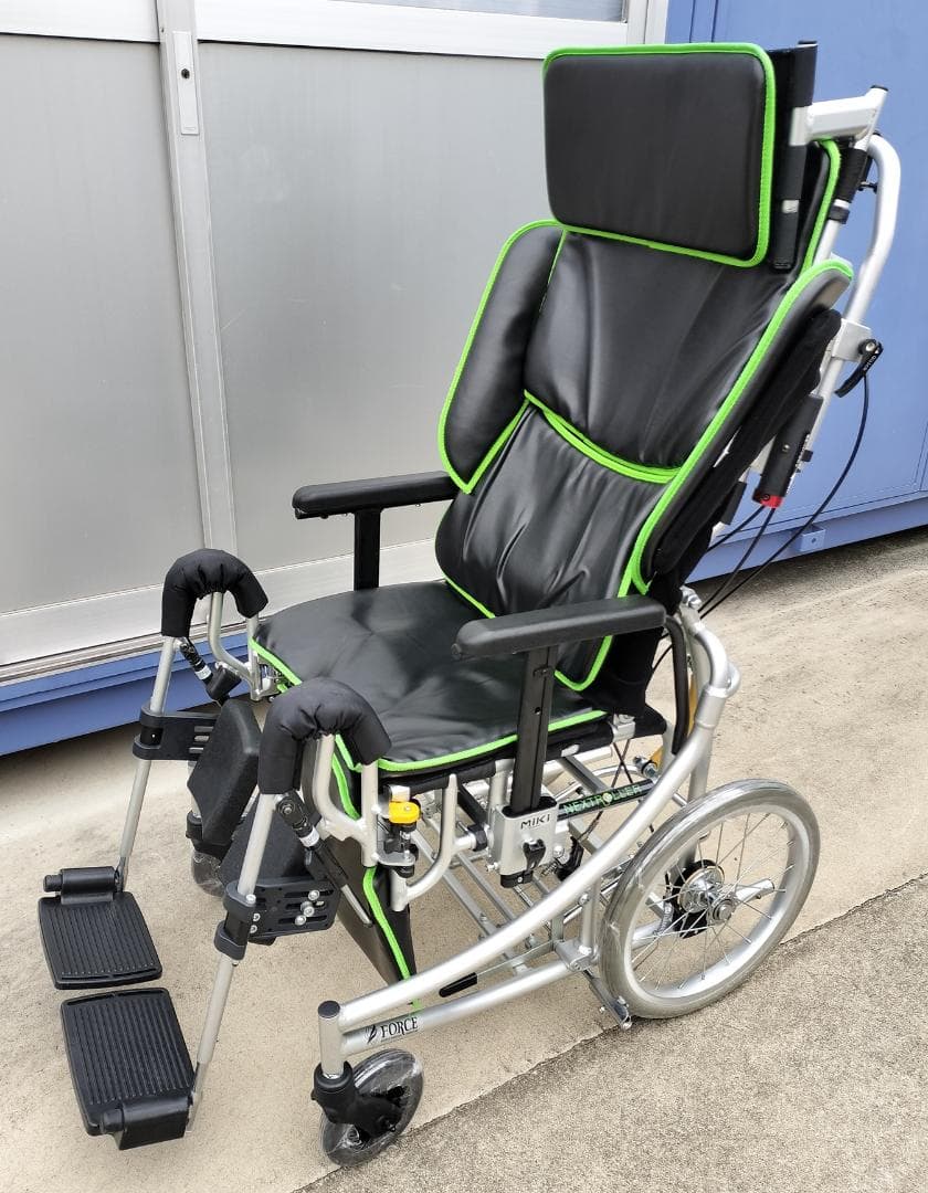 ＭＩＫＩ　リクライニング式車椅子　ネクストローラーＳＰⅡ　中古美品　部品欠品無し