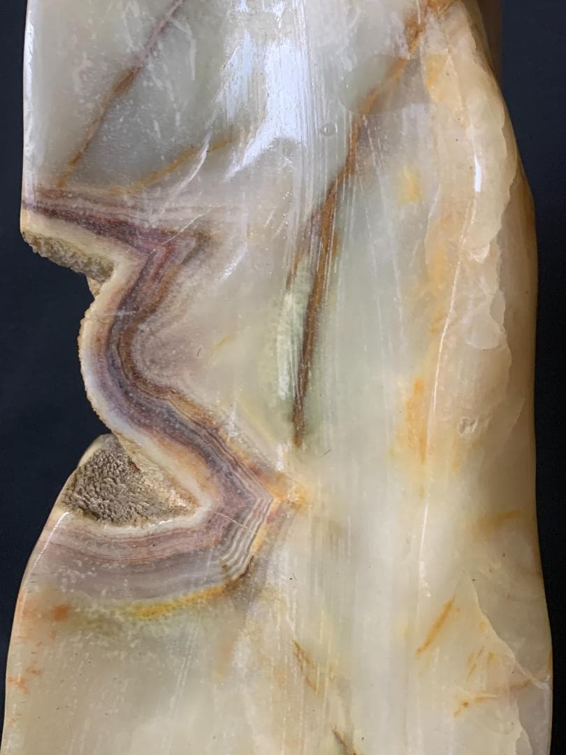 縞メノウ オニキス オニックス 瑪瑙 アゲート 原石 鑑賞石 11.73kg