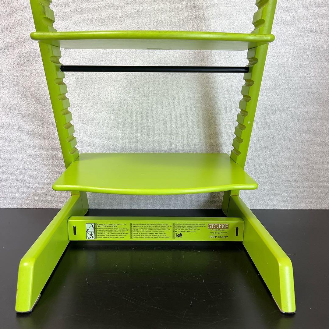 廃盤色ストッケ トリップトラップ シリアル4〜 ライムグリーン 取説