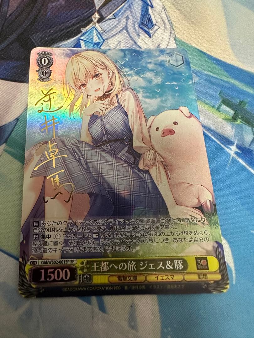 ヴァイスシュヴァルツ王都への旅 ジェス＆豚sp サイン電撃文庫