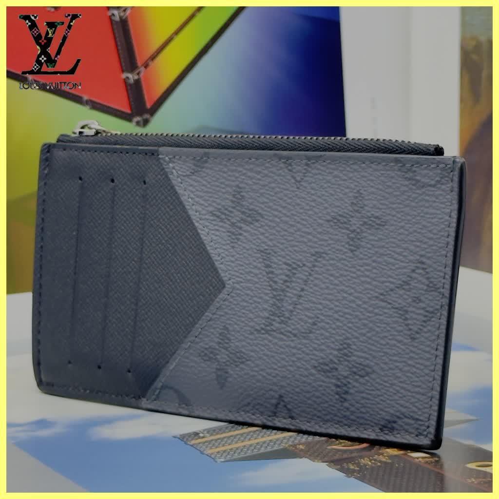 展示品級 ルイヴィトン モノグラム エクリプス カード ホルダー A227