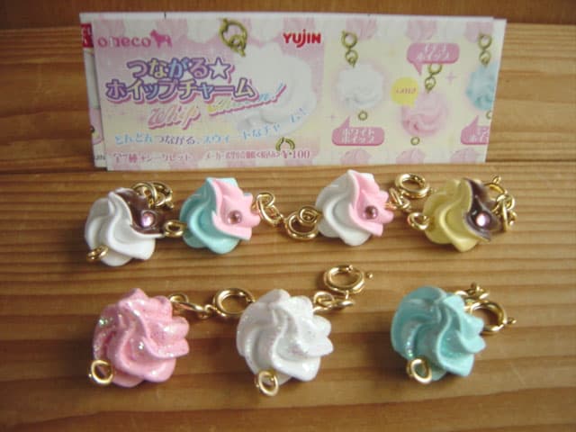 ♯Fqi03DRつながるホイップチャーム全7種 ♯Fqi03DRつながるホイップチャーム全7種