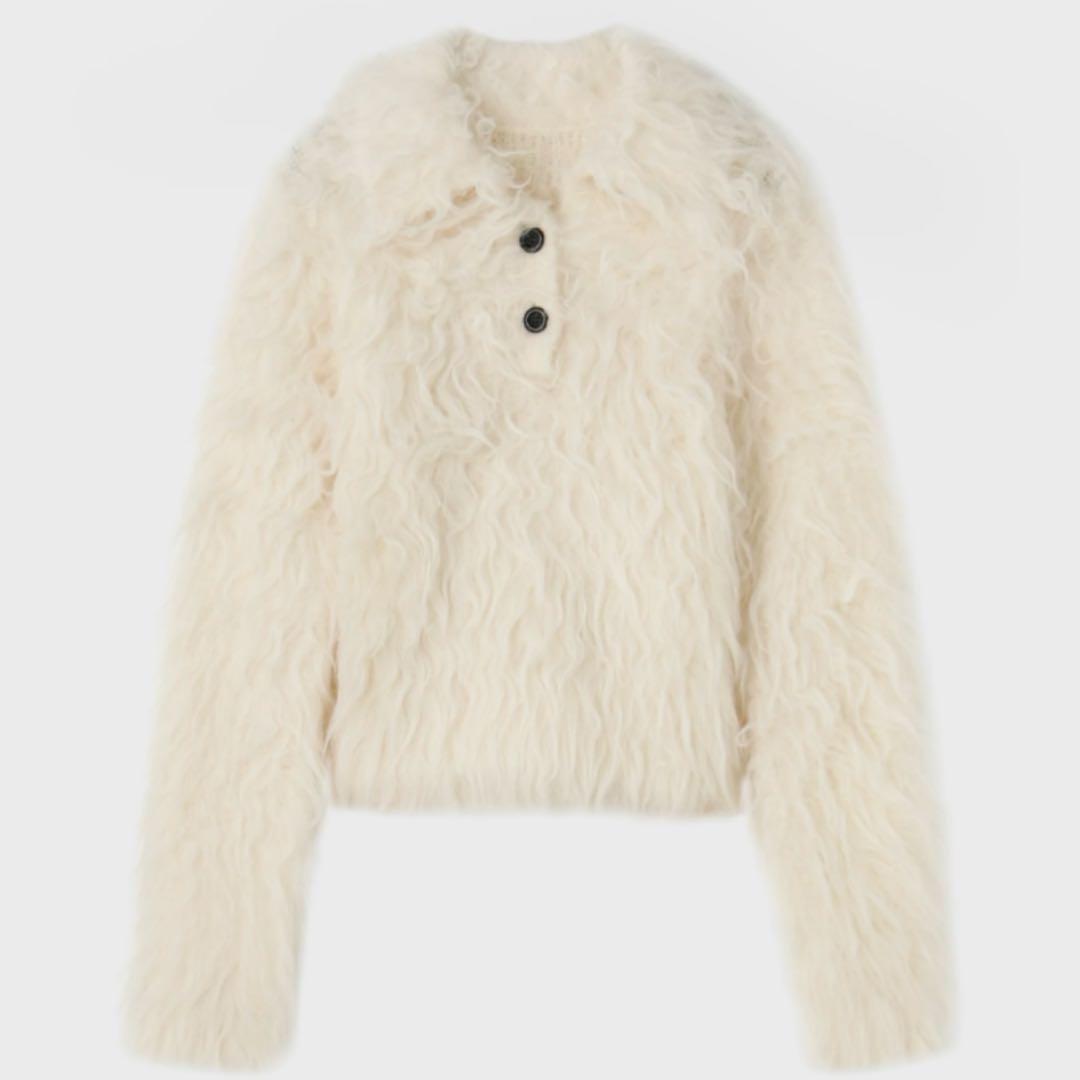 オンライン完売❗️【THE TOE】Wilhelm Shaggy Pullover