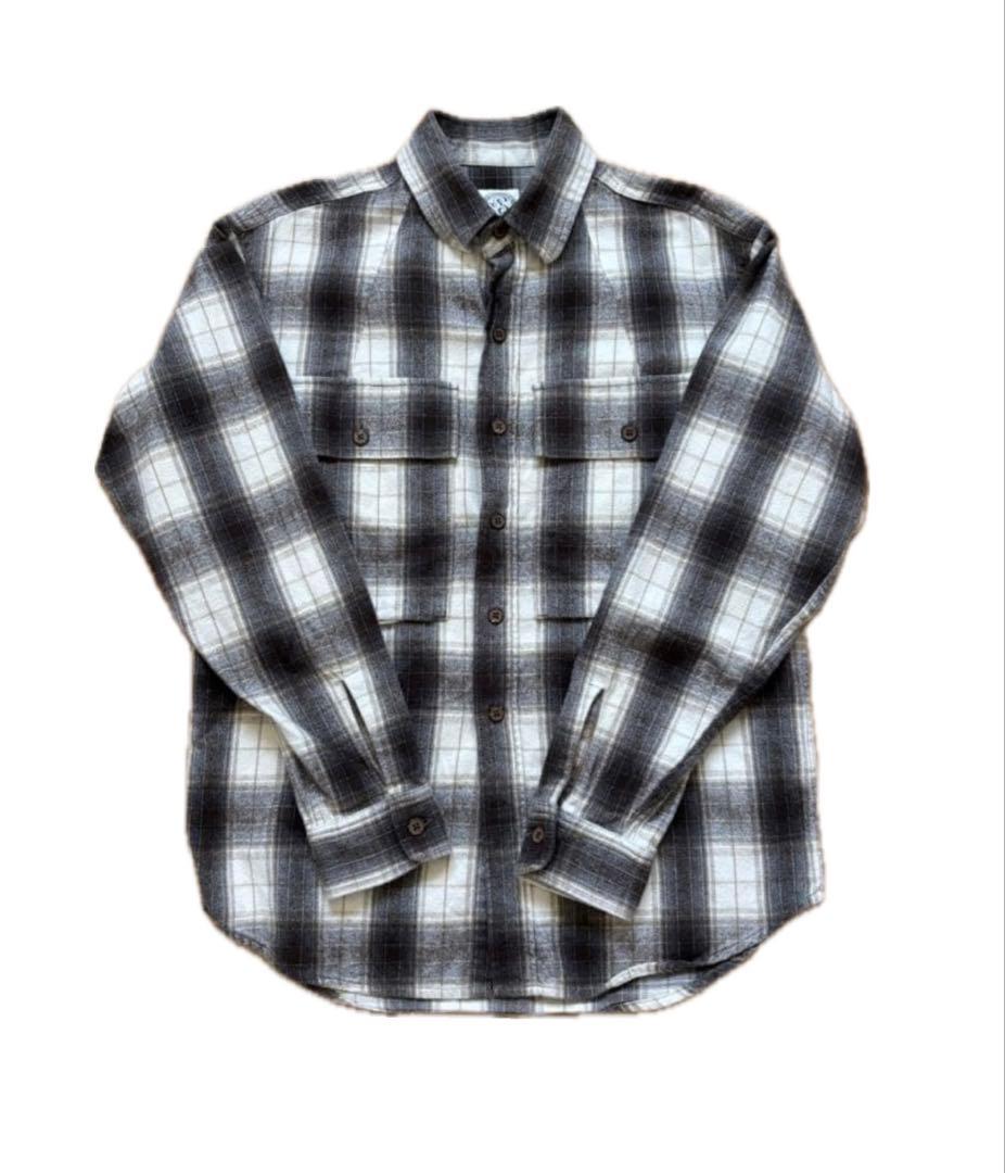 トップス simply complicated CITYOVERFLANNELSHIRT