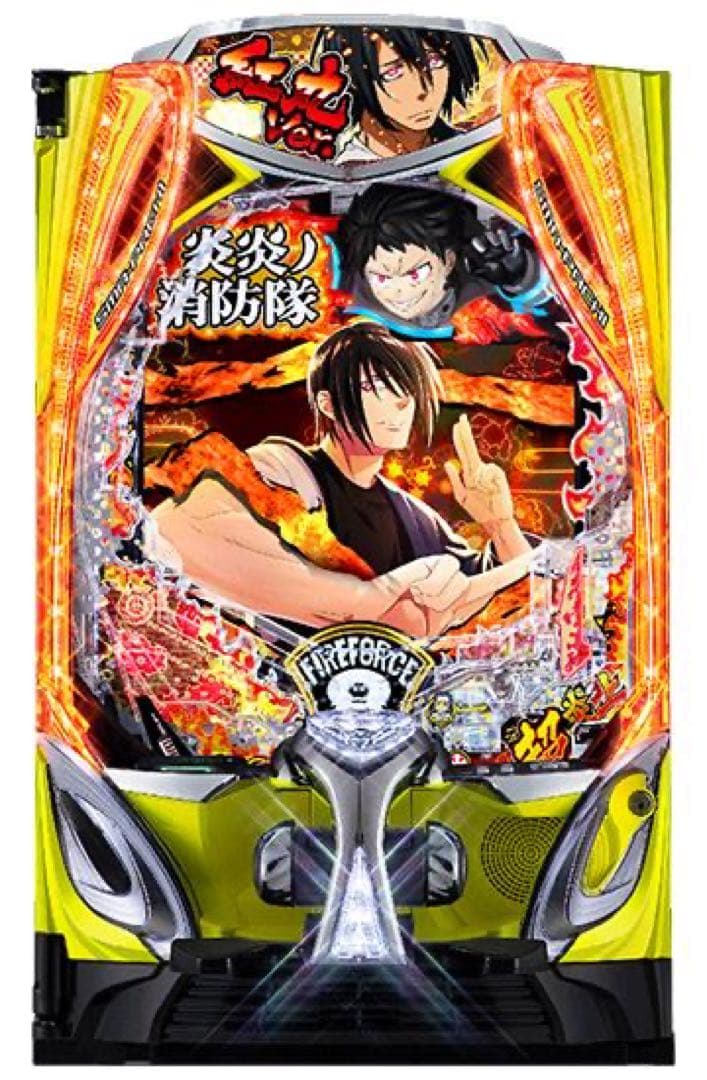 プロフ必読　ハンドルアース付き　スマパチ　e炎炎ノ消防隊 eフィーバー炎炎ノ消防隊2（スペック・機種情報・演出・設置店