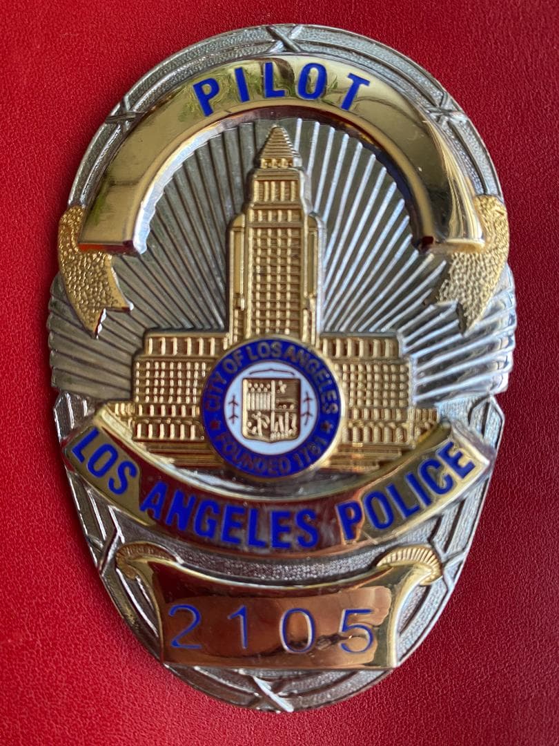 LAPD AS350 ヘリコプターパイロットバッジ