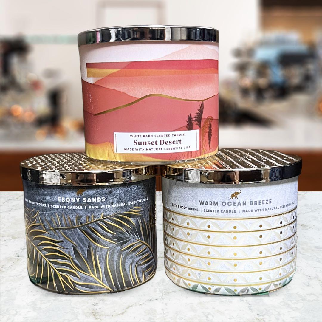 キャンドル BATH&BODYWORKS Candle(3set)