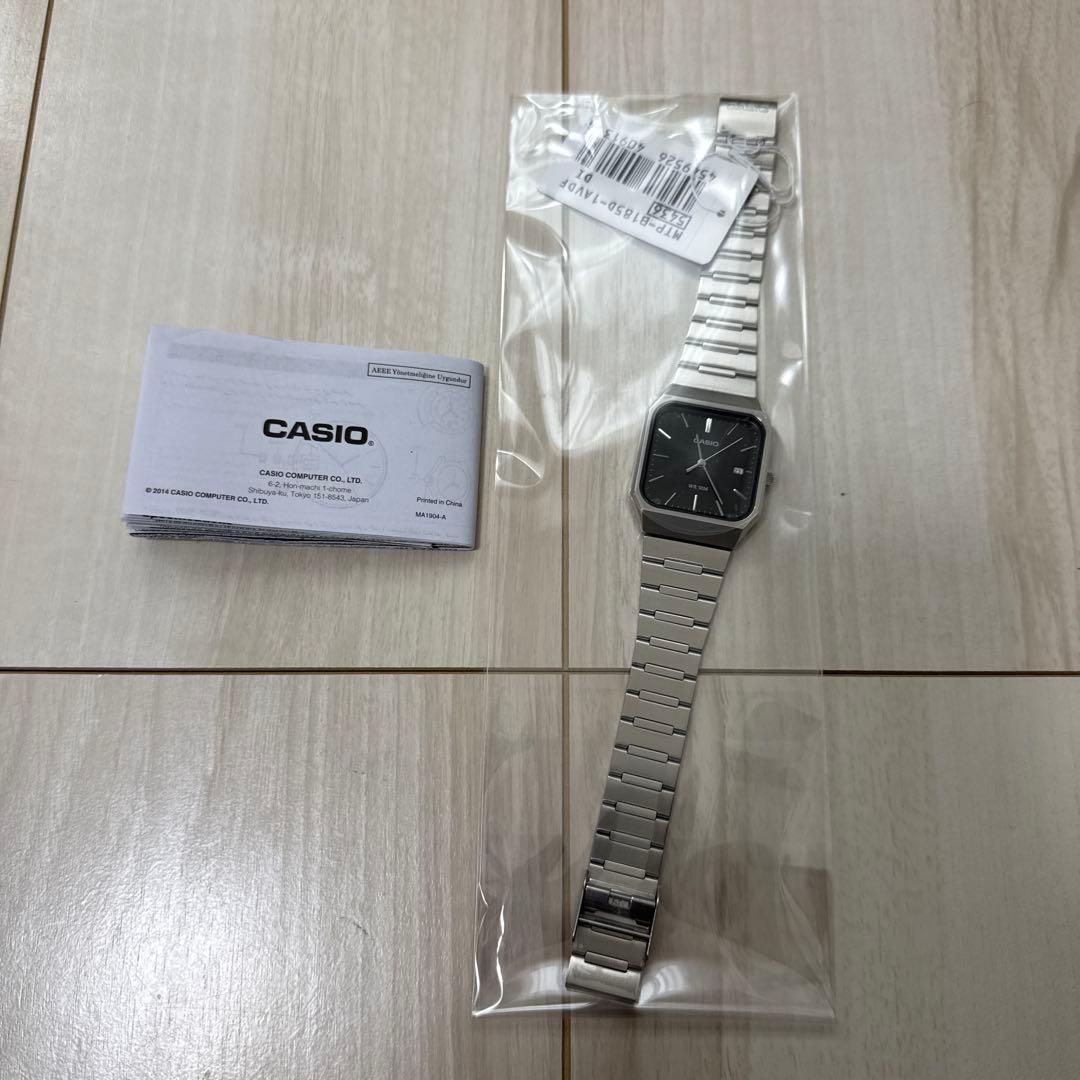 新品】CASIO カシオ MTP-B185D -1A ブラック - メルカリ