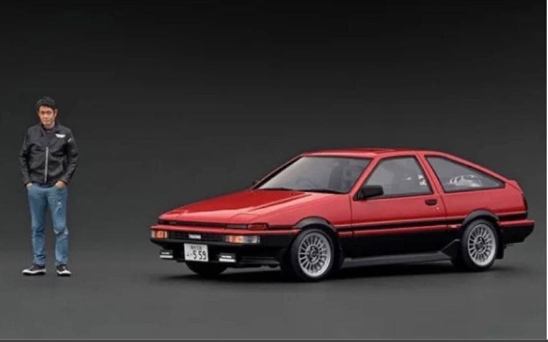 ミニカー 1/18 ToyotaSprinterTrueno3DRGT Apex AE86