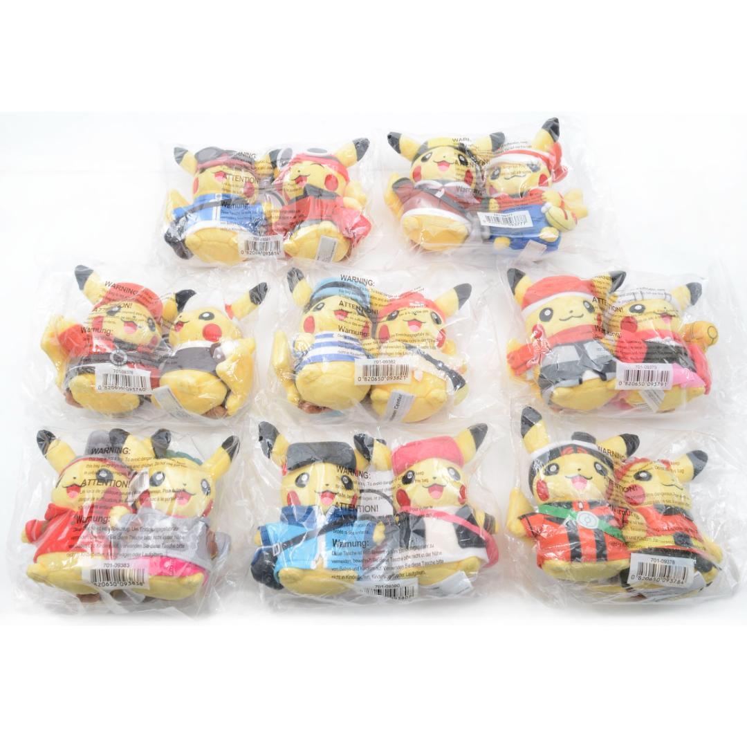 ポケモン ピカチュウ ペアぬいぐるみ 8体セット トレーナー 25周年 アメリカ ポケモン 25周年 ピカチュウ ペア ぬいぐるみ ポケモンセンター 新品