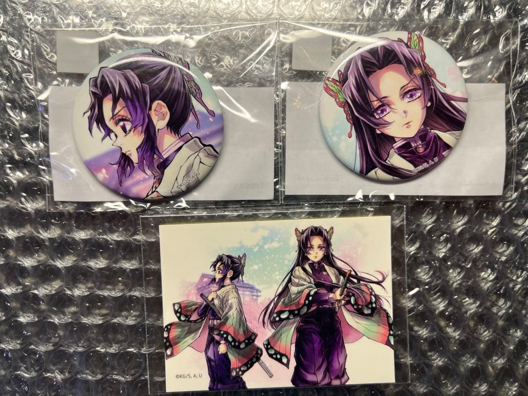 鬼滅の刃 コミケ リアルwebshopくじ 胡蝶しのぶ&カナエ 3点セット