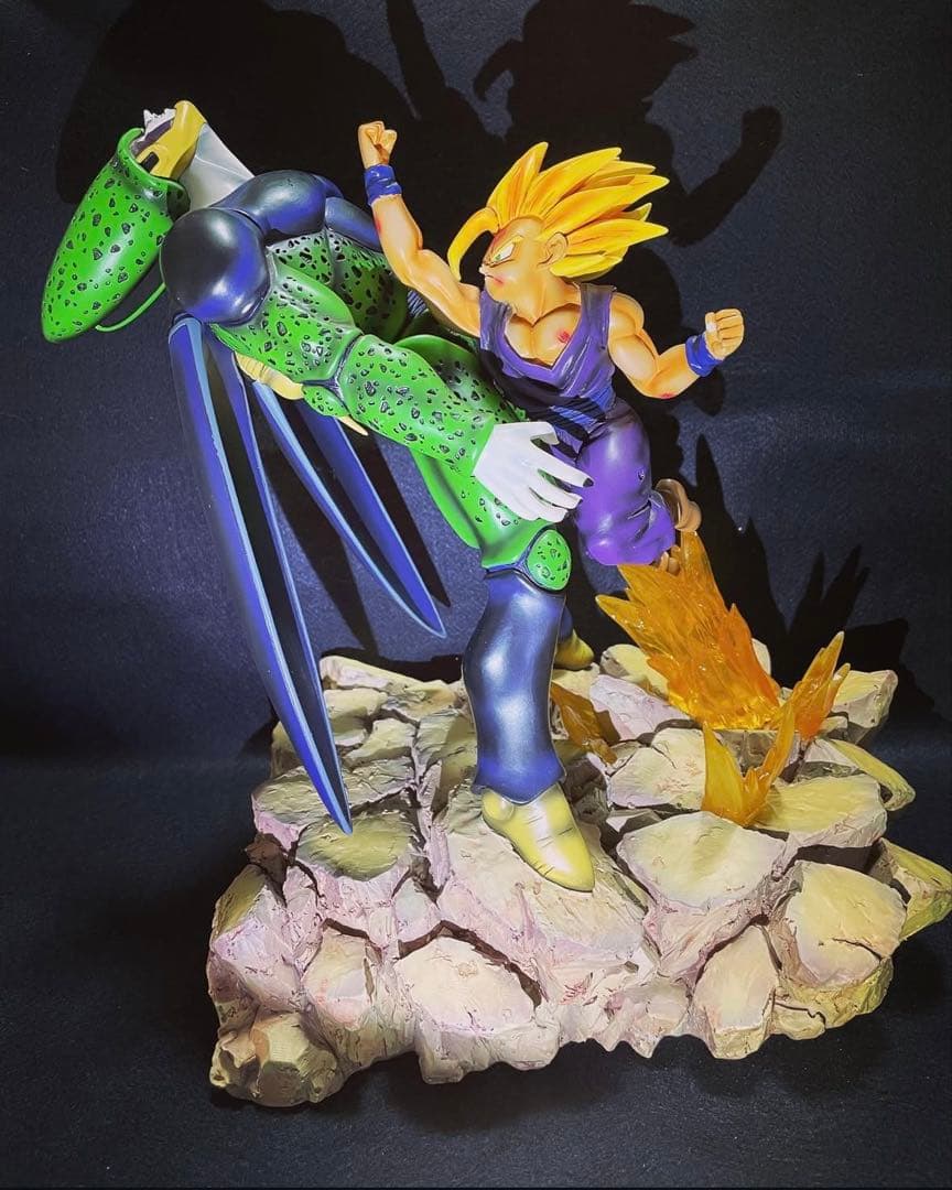 ドラゴンボール　フィギュア　VHK 悟飯VSセル　1/4ガレージキット